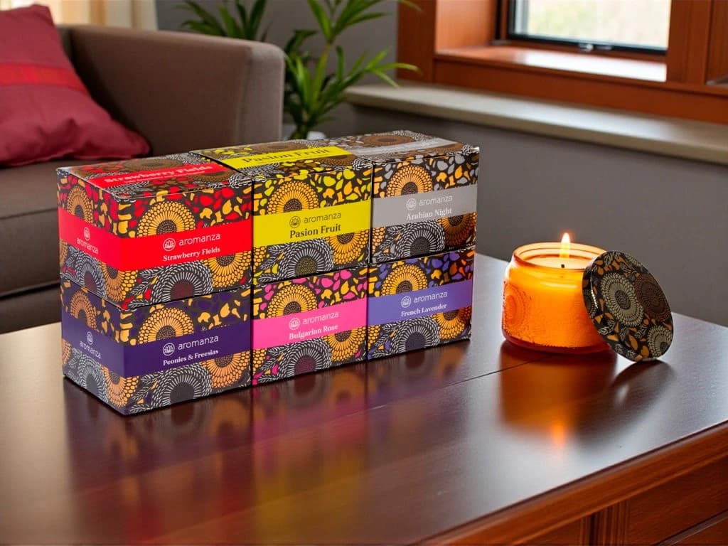 VELA AROMANZA CHICA 5X7CM X 1